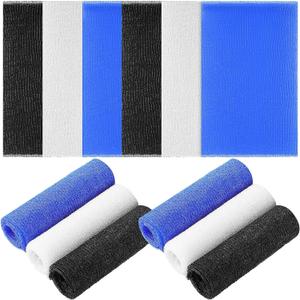 Tatuo 12 Pack 36 Inch Exfoliating Bath Cloth Towel African Net Sponge Extra Long Nylon Korean Bath Towel Japanese Shower Cleaning Sponges for Back Body(White, Black, Dark Blue) Tatuo 12 Pack 36 Inch Exfoliating Bath Cloth Towel African Net Sponge Extra Long Nylon Korean Bath Towel Japanese Shower Cleaning Sponges for Back Body(White, Black, Dark Blue)