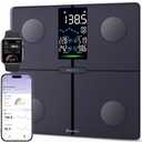Smart Scale for Body Weight, Professional Bathroom Digital Scale with BMI, Body Fat, Muscle Mass, Most Accurate to 0.05lb, Large Display High Accurate Body Composition Machine with Fitness App