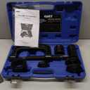 Orion Motor Tech Ball Joint Press Kit, Heavy Duty Ball Joint Removal Tool with 4wd Adapters, Ball Joint Tool for Most 2WD and 4WD Cars and Light Trucks (black C-frame)