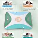 Cervical Neck CPAP Pillow for Side Sleepers Ergonomic Memory Foam Bed Pillow for Neck Pain Relief with Mask Cutouts to Reduce Air Leaks & Facial Pressure, Fits All CPAP Mask Types