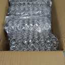 Dandat 8 Pcs Crystal Flower Vase for Wedding Table Centerpieces 7.87 in Crystal Pillar Candle Holder Metal Cylinder Flower Vase Stand for Wedding Decor Gifts Arrangement Event(Silver)
