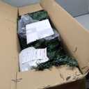 6Ft Pre-Lit Artificial Christmas Tree Hinged 350 LED Lights