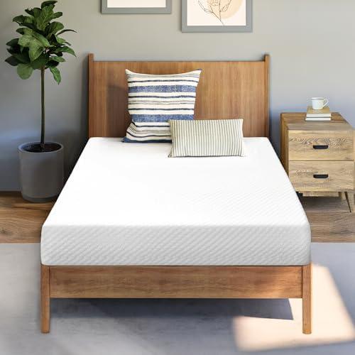 Neo Sleep 5 Inch Twin Cooling Gel Memory Foam Mattress for Cool Sleep Medium Firm Pressure Relief CertiPUR-US Certified Foam, Mattress in a Box No Fiberglass (Twin, 5 in)