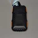 Power-Bank-Solar-Charger - 42800mAh Portable Charger,Solar Power Bank,External Battery Pack 5V3.1A Qc 3.0 Fast Charger Built-in Super Bright Flashlight (Orange)