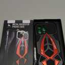 Lunivop case Compatible with for iPhone 14 Pro Max Case 2022 Cool with Screen Protector Military Grade Metal Rugged Silicone 360 Full Shockproof Phone Case Cover Heavy Duty Black Red