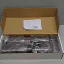 Homemory Gray Flickering Flameless Candles, Battery Operated Acrylic LED Pillar Candles with Remote Control and Timer, Halloween Decor, Set of 5