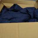 Bedsure Queen Comforter Set - Navy Soft Bedding for All Seasons, Cationic Dyed Bed Set, 3 Pieces, 1 Queen Size Comforter (90"x90") and 2 Pillow Shams (20"x26"+2")