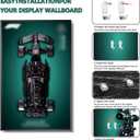 Display Wallboard for Lego Technic Mercedes-AMG F1 W14 E Performance Race Car Building Set 42171, Adult Collectibles Lego Car Wall Mount,Great for Lego Lovers (No Car Included)