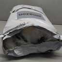 AAAAAcessories D-Shaped Chair Cushions, 2" Thick Dining Chair Pads with Ties and Removable, Machine-Washable Cover, 17" x 16", Set of 6, Black