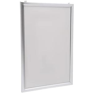 18" X 24" Led Light Box Sign Advertising Display,110V Movie Poster Art Picture Frame Aluminium Alloy Frame Home Theater Wall Mounted Advertising Picture Frame Display,High Definition (Silver)