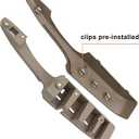 Dtomi Interior Pull Handle Door Armrest Pair Compatible with Chevy GMC Vehicle 2003-2019 Express Van, Savana 1500 2500 3500 Replaces# 10388387, 10388386, 10388390, 15817114, 25750064, 10388389 (2PCS)