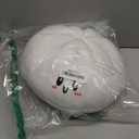 Giant Dumpling Stress Ball, Big Steamed Bun Plush Pillow Fidget Toy, Helps with Stress Relief Squeeze Ball for Kids & Adults (White)