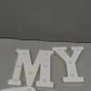 Roowest Marry Me Letters Light Proposal Decorations Set Includes 7 LED 6.3" x 5.5" Romantic Marry Me Sign and 1000 Rose Petals for Proposal Engagement Wedding Decor(White Light, Multicolor)