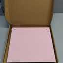 12x12 Inch Large 3 Ring DIY Scrapbook Photo Album with 40 Plastic Sleeves 80 White Pages Linen Cover Blank Scrapbooks, 12 x 12 Scrap Book Albums for Baby Travel Wedding Graduation kids (Pink)