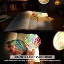 2 x Thornbloom Stained Glass Bookmarks for Women, Cute Shell Book Mark - Perfect Gift for Book Lovers, Teachers, Women