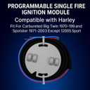 53-644 Programmable Ignition Module Compatible with Harley Big Twin 1970-1999 & Sportster 1971-2003 (Except 1200S), Fits Carb Engines