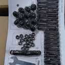 May in Color 6 Seater Patio Outdoor Furniture Set, Wicker Patio Conversation Sets with Coffee Table, All Weather Modular Outdoor Sectional Sofa for Porch Balcony Backyard Deck, Light Blue