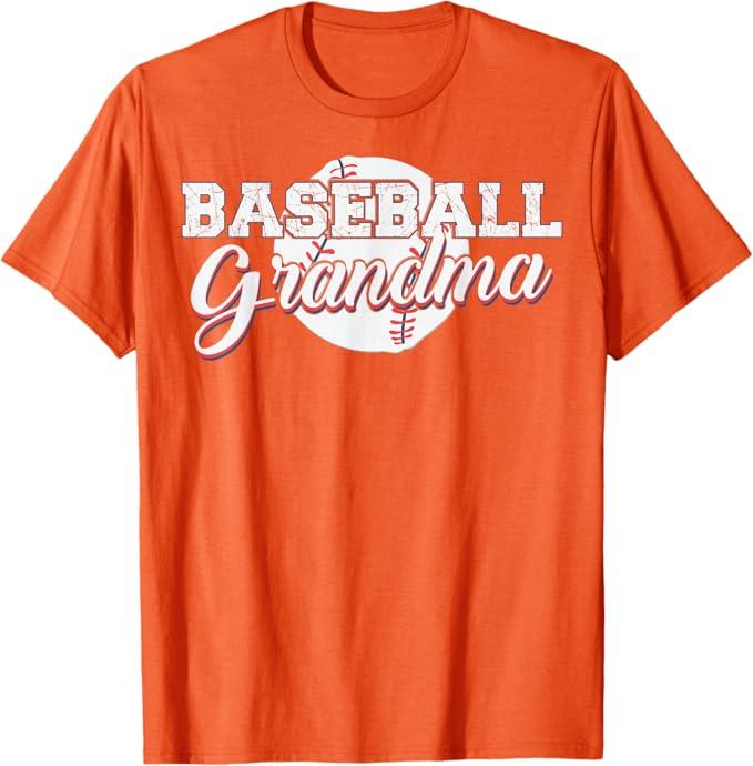 Baseball Grandma Shirt - Best Gift IDEA for Grandma (Women) T-Shirt, S