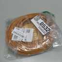 Tie Out Cable for Dogs,10/20/30/50/100FT Dog Leads for Yard Chew Proof,Heavy Duty Tie Out Cable for Large Dogs Up to 125lbs,Dog Runner Tether (Orange, 125Ibs 100ft)