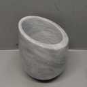 Gusto Nostro Marble Chiller Bucket - 750ml Bottle Cooler and Champagne Chiller for Party, Kitchen, Bar Cart Decor to Chill & Keep Bottles Cold with Unique Lovers Gift Box (White)