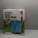 Battery Powered Backpack Sprayer 4 Gallon, 0-100 PSI Adjustable Pressure Sprayer Compatible with Makita 18V Battery, Electric Sprayer with Wand, 5 Nozzles, 2.6Ah Battery&Charger Included
