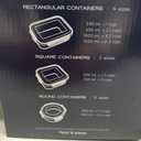 32 Piece Food Storage Container with Lids (16 Containers + 16 Lids) - Plastic Food Containers with Lid, Airtight Leak Proof Snap Lock, BPA Free Storage Containers (Transparent - 32 Pcs)