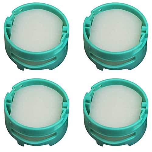 [4 Pack] Replacement for Shark Odor Neutralizer Cartridge, Odor Elimination Replacement for Shark LA702 ZU102 Vacuum Cleaner Accessories AZ3002 AZ4002 air Purifier HP302. -1541fc3000,Teal