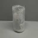 PHOSPHOR Hurricane Candle HoldersFor Pillar Candle Clear Glass Cylinder Centerpieces Vases Table Decoration Centerpiece Floral Room Decor Clear Seeded Bubbles Living Dining Kitchen 3 Pieces