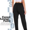 ASIMOON Sweatpants Women with Pockets Loose Lightweight Stretch Yoga Lounge Pants Comfy Drawstring Workout Jogging Pants