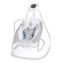 Ingenuity 2-in-1 SimpleComfort Lightweight Compact 6-Speed Multi-Direction Baby Swing & Rocker, Vibrations & Nature Sounds, 0-9 Months 6-20 lbs (Raylan)