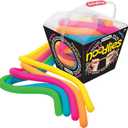 Schylling NeeDoh Noodlies - Sensory Squeeze Toy - Contains 5 Stretchy Noodles - 14" Long (Pack of 1)