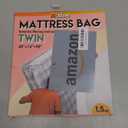 Plastic Mattress Bag for Moving Storage, Waterproof Mattress Cover, Mattress Protector for Moving Supplies - Twin Size (1.5MIL)