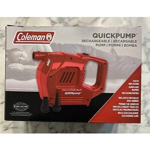 Coleman Quickpump Rechargeable Rechargable Pump Pompe Bomba