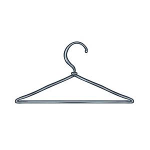 5-Piece Stainless Steel Hanger