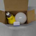 Gonhom Dusk to Dawn Bug Light Bulb Outdoor,2 Pack Amber Bug Light Bulb,Auto On/Off,10W(100W Equivalent),E26 Base,Bug Lights for Outside.Home Hallway Porch Lights.Decorative Lamps.Bedroom