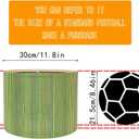 Modern bamboo lamp shade for table lamps and floor lamps Art decorative with Colorful Minimalist geometric style ideal for living room bedroom easy assemble size 11.8x9Inch (Minimalist Striped)