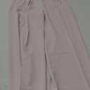 FUNYYZO Wide Leg Pants Women's High Elastic Waisted in The Back Business Work Trousers Long Straight Suit Pants, Size: M