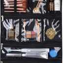 Freegrace Premium Hanging Toiletry Bag for Travel - Cosmetic, Jewelry, Toiletry, Makeup & Accessory Storage Organizer Bag, Large Size for Women & Men