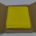 sancua Round Tablecloth - 60 Inch - Water Resistant Spill Proof Washable Polyester Table Cloth Decorative Fabric Table Cover for Dining Tables, Buffet Parties and Camping, Yellow