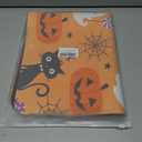 Cute Halloween Pumpkin Ghost and Bat Dryer Top Protector Mat,Dust-proof Washer and Dryer Covers For The Top,Non-slip Washing Machine Dust Cover Pad for Laundry Room Home Decor,23.6"x19.7"