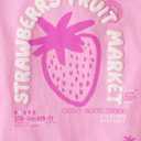 The Children's Place, Girls, Trends, Icons Short Sleeve Graphic T-Shirts, 3 Pack,  Strawberry/ Positive/ Turtle, Medium