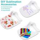 Baby Bibs Soft and Absorbent Organic Cotton Bandana Drool Bibs Set for Boys Girls Newborn 0-36 Months