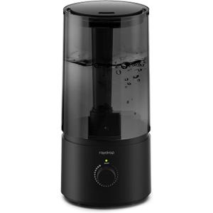 raydrop Humidifiers for Bedroom, Cool Mist Humidifiers for Babies, 1.70L Quiet Ultrasonic Humidifier, Space-Saving, Filterless, Auto Shut Off - (0.45 Gallon, US 110V) (1.7L Standard Black)