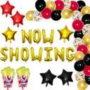 Hollywood Party Decorations - Movie Night Supplies & Theater Decor for Bridal Shower & Birthday Parties