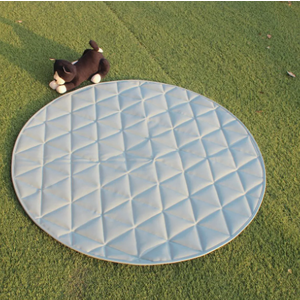 Dog Mat Round  Carpet Mat Folding Padded Play Mat  2 Pack