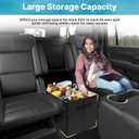 Mixsuper Liner Car Seat Organizer for Chevrolet Suburban 2021-2026, Console Organizer Backseat Box for Chevy Suburban, Dog Toy Box Storage Bin Kids Toys Baby Supplies Travel Accessories