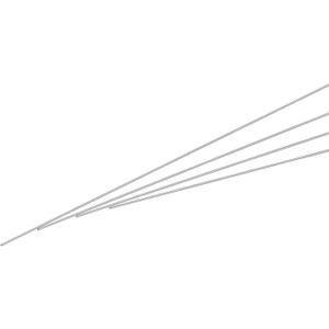 uxcell 304 Stainless Steel Capillary Tube, OD 0.5mm x 0.1mm Wall Thick 300mm Length Metal Tubing for Industry Machinery, 4Pcs