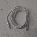 Acoustix™ 3.5mm to Apple Lightning Braided Auxillary Cable - White, 6 ft 