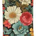 Boho Floral Beach Towel Microfiber Sand Free Vintage Flower Towels for Girls Women Quick Dry Ultra Absorbent Super Soft Pool Travel Swim Bath Shower Towel 52x 32 (One Size)