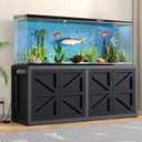 Knoworld 125-150 Gallon Fish Tank Stand with Power Outlet, 71"18.9" Tabletop, 3500LBS, Fits 125/150 Volumns Aquariums, Capacity, Heavy Duty Aquarium Stand & Terrarium Stand with Adjustable Shelf
